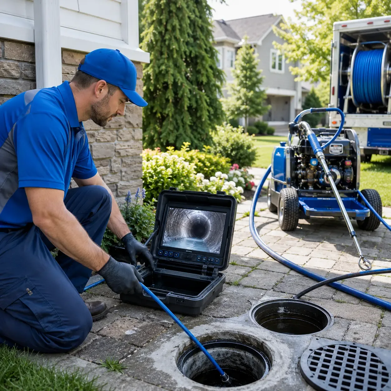 Outdoor drain cleaning professionals serving Water Valley, MS